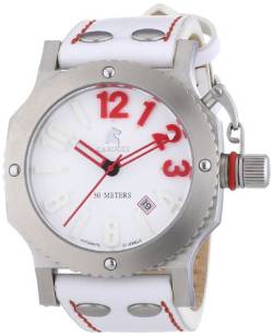 Carucci Watches Herren-Armbanduhr XL Analog Automatik Leder CA2210SL-RD von Carucci Watches