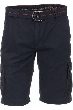 Casa Moda Cargo Shorts schwarz, Einfarbig von Casa Moda