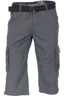 Casa Moda Casual Fit Cargo Shorts dunkelblau, Kariert von Casa Moda