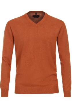 Casa Moda Casual Fit Pullover orange, Einfarbig von Casa Moda