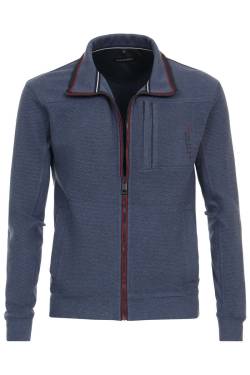 Casa Moda Casual Fit Sweatjacke blau, Einfarbig von Casa Moda