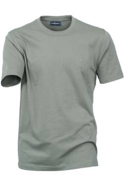 Casa Moda Casual Fit T-Shirt Rundhals grün, Einfarbig von Casa Moda