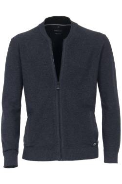 Casa Moda Strickjacke blau, Gemustert von Casa Moda