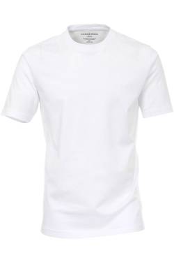 Casa Moda T-Shirt Rundhals weiss, Einfarbig von Casa Moda