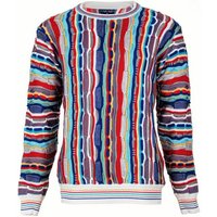 Cascallo Strickpullover Luciano - Gestrickter Luxus Designer Rundhals-Pullover Regular Fit (1-tlg) 3D Optik von Cascallo