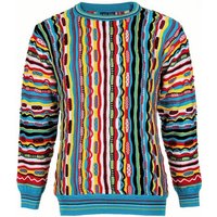 Cascallo Strickpullover Tommaso - Gestrickter Luxus Designer Rundhals-Pullover Regular Fit (1-tlg) 3D Optik von Cascallo