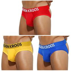 Casey Kevin Jockstrap Herren Slip Unterwäsche Männer Sexy Slips Sport Atmungsaktiv Unterhosen Sportunterwäsche von Casey Kevin