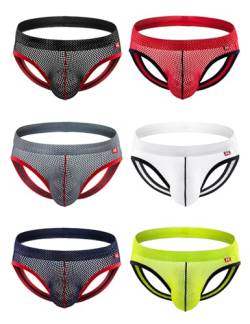 Casey Kevin Jockstrap Herren Tanga Strings Männer Atmungsaktiv Sportunterwäsche 3D Bulge Pouch Athletic Unterwäsche Thong von Casey Kevin