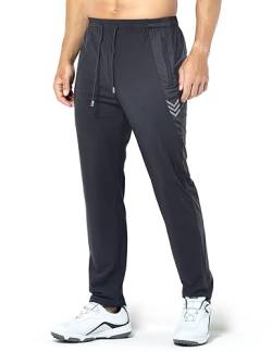 Casey Kevin Jogginghose Herren Hosen Modern Baggy Trainingshose Lang Sporthose Freizeithose Track Pants Sweatpants Schlupfhose Sweathose Outdoor Stoff Super Stretch von Casey Kevin