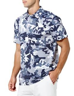 Casey Kevin Poloshirts für Herren Poloshirt Herren Kurzarm Floral Sommer Golf Polo Shirt Freizeithemd Regular Fit Sport Outdoor Polo T-Shirts Männer von Casey Kevin