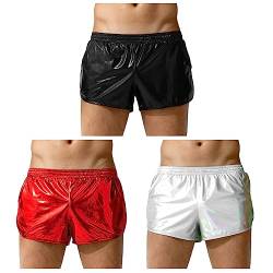 Casey Kevin Sexy Unterwäsche für Mann, Shorts Herren Gold Männer Silber Boxershorts von Casey Kevin