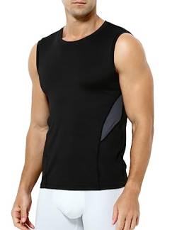 Casey Kevin Sport Funktionsunterhemd Tank Top Herren Unterhemd Athletic für Männer Ärmellos Achselshirts Tankshirt für Training Fitness Bodybuilding von Casey Kevin