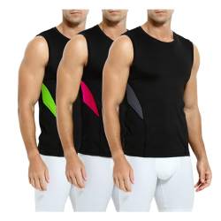 Casey Kevin Sport Funktionsunterhemd Tank Top Herren Unterhemd Athletic für Männer Ärmellos Achselshirts Tankshirt für Training Fitness Bodybuilding von Casey Kevin