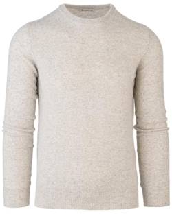 Cashmere Zone - Herren Rundhalspullover, 30% Kaschmir 70% Wolle, Hergestellt in Italien, Langarm-Pullover, Winterstrickware (M, Hellbalu) von Cashmere Zone