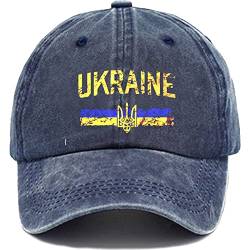 Baseball Cap Vintage Distressed Hats Ukraine Hut Twill Taill Plain Cowboy Hüte Hut Für Männer Frauen von Casiler