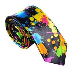 Casiler Dünne Krawatten Für Männer Frauen Bunte Bedruckte Freizeitkrawatte Slim Krawatten Lustige Mode Herren Krawatte Für Hochzeit Party von Casiler