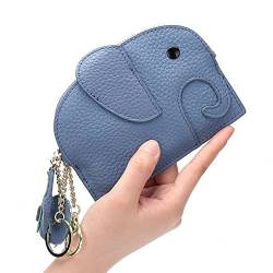 Frauen Reißverschluss Geldbeutel Münze Geldbörse Leder Elefant Brieftasche Reiseherzt Schöne Mini -Beutel Kleine Brieftaschen von Casiler