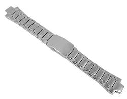 Casio Armband Uhrenarmband Edelstahl Band Silberfarben für Edifice EFA-129D von Casio