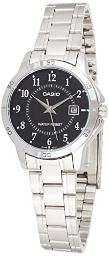 Casio Damen Analog Quarz Uhr mit Edelstahl Armband LTP-V004D-1 von Casio