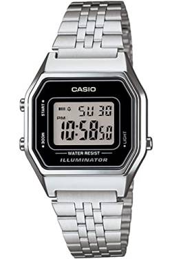 Casio Damen-Armbanduhr Vintage Digital Quarz Edelstahl LA680WA-1D von Casio