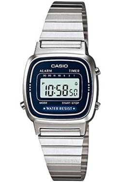 Casio Damen-Armbanduhr Vintage Digital Quarz Metall LA-670WA-2 von Casio