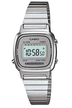 Casio Damen Digital mit Edelstahl Armbanduhr LA670WA 7D von Casio