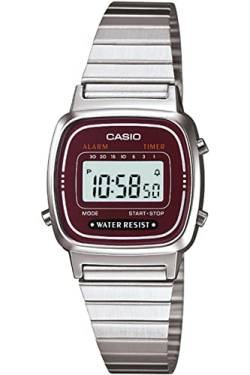 Casio Damen Digital mit MetallArmbanduhr LA 670WA 4 von Casio