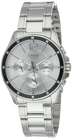 Casio Herren Analog Quarz Uhr mit Edelstahl Armband MTP-1374D-7 von Casio