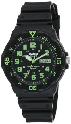 Casio Herren Analog Quarz Uhr mit Harz Armband 4971850907183 von Casio