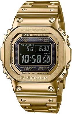 Casio Herren Digital Quarz Uhr mit Edelstahl Armband GMW-B5000GD-9ER von Casio
