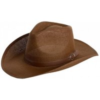 Caspar Cowboyhut HT009 Herren Hut mit braunem Gürtelband von Caspar