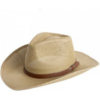 Caspar Cowboyhut HT009 Herren Hut mit braunem Gürtelband von Caspar