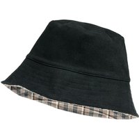 Caspar Fischerhut HT021 lässiger Unisex Sommer Fischerhut Bucket Hat zum Wenden Uni oder Karo Muster von Caspar