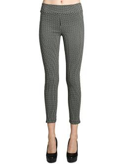 Caspar HLE019 Elegante blickdichte Damen Super Stretch Leggings mit stylischen Stoffmustern, Stoffmuster:Muster A, Mode Größe:42 von Caspar