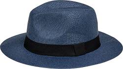 Caspar HT025 klassischer Unisex Panama Hut mit breiter Krempe und Hutband, Farbe:blau, Accessoires One Size:One Size von Caspar