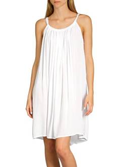 Caspar SKL010 Damen leichtes Baumwoll Sommer Strandkleid, Farbe:Weiss, Größe:38 von Caspar