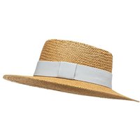 Caspar Strohhut HT026 klassischer Unisex Sommerhut mit breiter Krempe und Hutband von Caspar