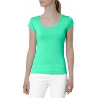 Caspar T-Shirt MUSE SRT005 klassisches Damen Basic kurzarm Shirt von Caspar