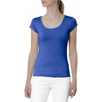 Caspar T-Shirt MUSE SRT005 klassisches Damen Basic kurzarm Shirt von Caspar