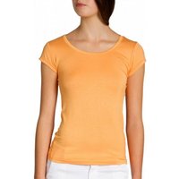 Caspar T-Shirt MUSE SRT005 klassisches Damen Basic kurzarm Shirt von Caspar