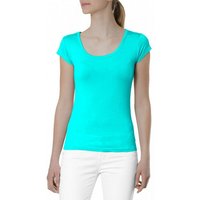 Caspar T-Shirt MUSE SRT005 klassisches Damen Basic kurzarm Shirt von Caspar