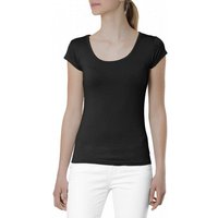 Caspar T-Shirt MUSE SRT005 klassisches Damen Basic kurzarm Shirt von Caspar