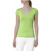 Caspar T-Shirt MUSE SRT005 klassisches Damen Basic kurzarm Shirt von Caspar