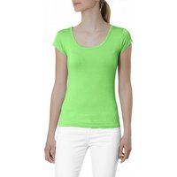 Caspar T-Shirt MUSE SRT005 klassisches Damen Basic kurzarm Shirt von Caspar