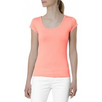 Caspar T-Shirt MUSE SRT005 klassisches Damen Basic kurzarm Shirt von Caspar