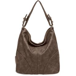 Caspar TS940 Damen Schultertasche, Farbe:taupe von Caspar