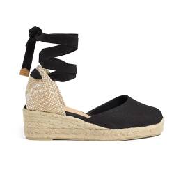 Castañer Carina/3/001, Damen Espadrilles, Schwarz (Negro 100), 39 EU von Castañer