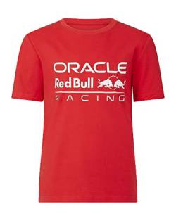 Red Bull Racing F1 Team Logo Formula Kids T-Shirt Offizielles Formel 1 - Rot - 10 Jahre von Castore