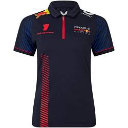 Red Bull Racing F1 Team Max Verstappen 1 Formula Damen-Poloshirt Offizielle Formel 1 - Blau - L von Castore
