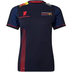 Red Bull Racing F1 Team Max Verstappen 1 Formula Damen T-Shirt Offizielle Formel 1 - Blau - S von Castore